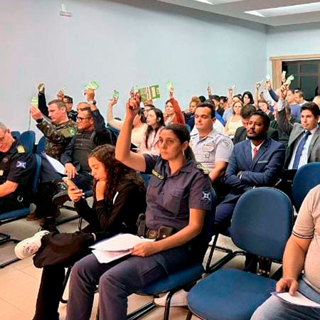 Curso de Direito do UNIESI participa da Conferência Municipal de Segurança Pública