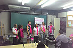 Grupo Pétalas de Rosa realiza outubro Rosa no Curso de Serviço Social do UNIESI