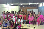 Grupo Pétalas de Rosa realiza outubro Rosa no Curso de Serviço Social do UNIESI