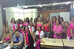 Grupo Pétalas de Rosa realiza outubro Rosa no Curso de Serviço Social do UNIESI