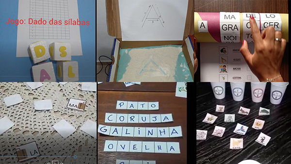 Pedagogia do UNIESI confecciona jogos, brinquedos e atividades lúdicas como auxílio para o processo de alfabetização e letramento em aulas presenciais e virtuais