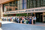 Alunos de Direito do UNIESI visitam Tribunal Regional do Trabalho da 15ª Região