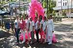 UNIESI participa da caminhada outubro Rosa com atendimento e orientações sobre c âncer de mama